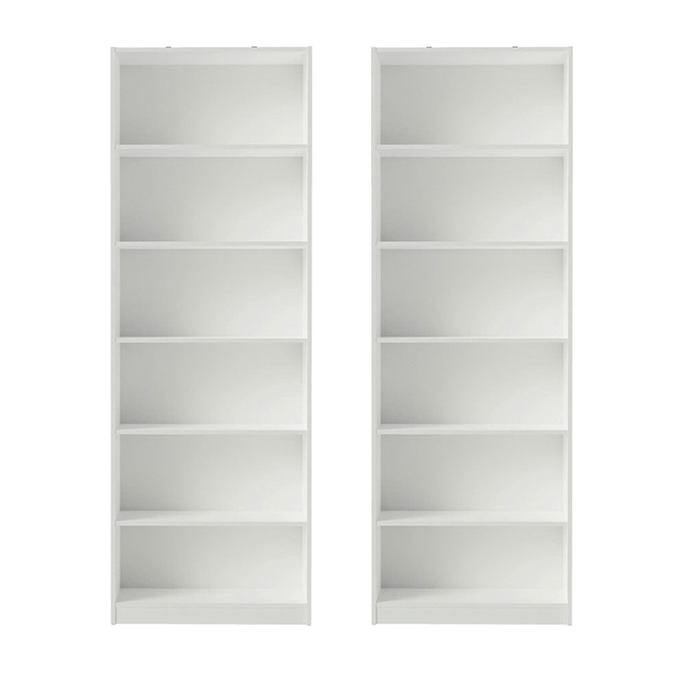 Kit Madesa com 2 Estantes Livreiro 6908 Branco