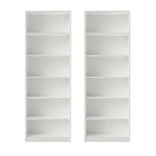 Kit Madesa com 2 Estantes Livreiro 6908 Branco