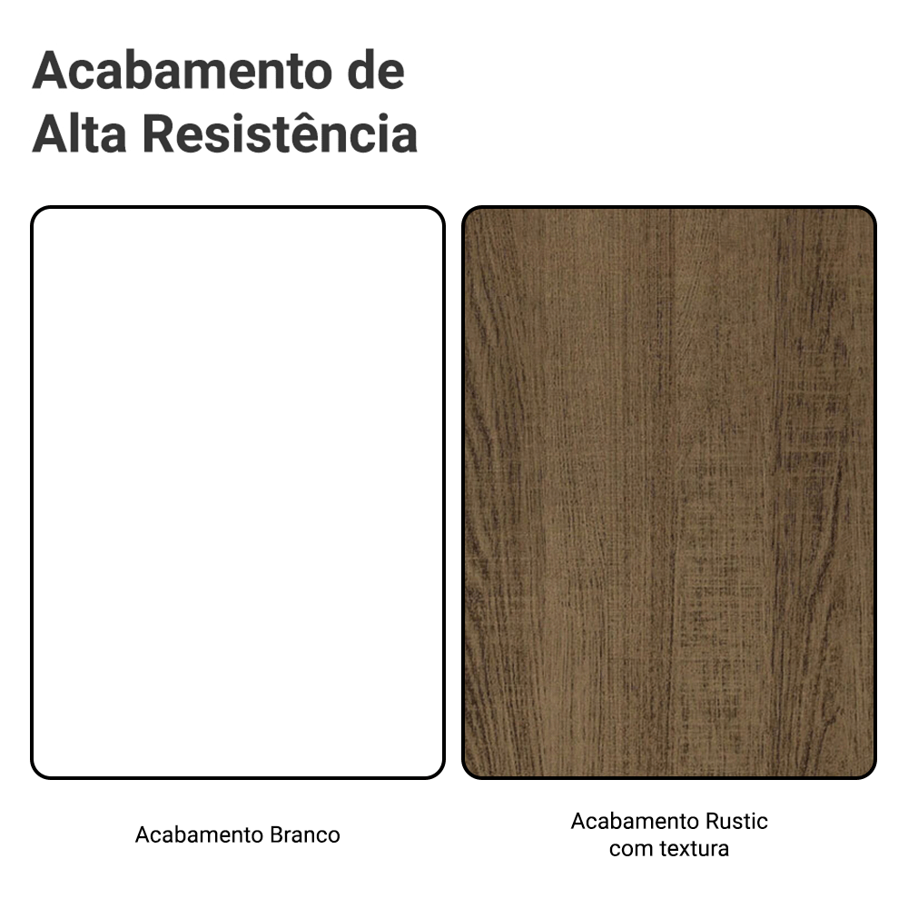 Guarda-Roupa Casal 100% MDF Madesa Royale 3 Portas de Correr Branco/Rustic