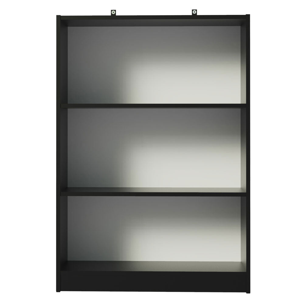 Estante Livreiro Madesa 6907 com 3 Nichos Preto