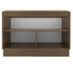 Balcão Gabinete Madesa Glamy 120 x 60 cm 2 Portas (Com Tampo) Rustic/Branco