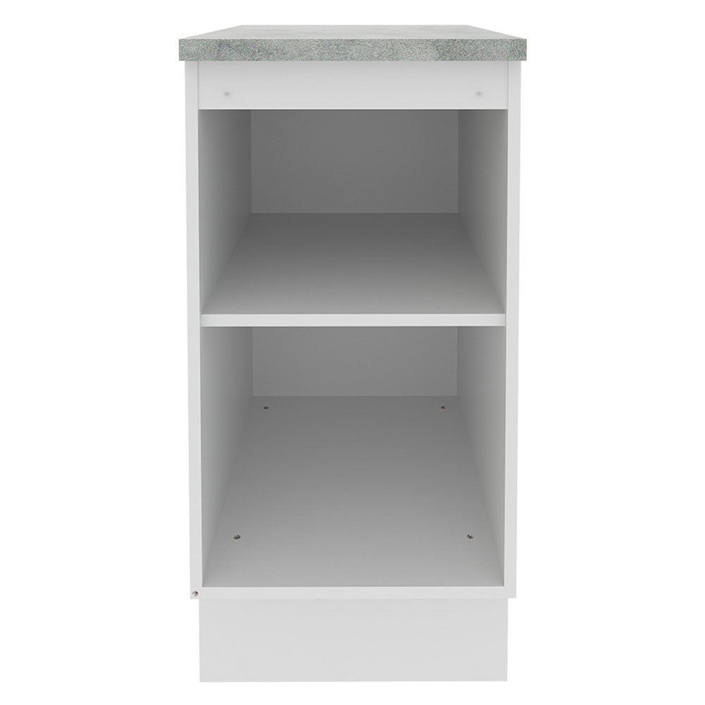 Balcão Madesa Stella 40 x 60 cm 1 Porta (Com Tampo) Branco/Rustic