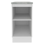 Balcão Madesa Stella 40 x 60 cm 1 Porta (Com Tampo) Branco/Rustic
