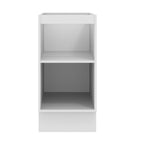 Balcão de Cozinha 40 x 60 cm 1 Porta (Sem Tampo) Branco/Branco Veludo Lux Madesa