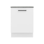 Balcão Madesa Agata 60 x 60 cm 1 Porta (Com Tampo) Branco