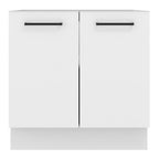 Balcão de Cozinha Madesa Agata 80 x 60 cm 2 Portas (Sem Tampo) Branco
