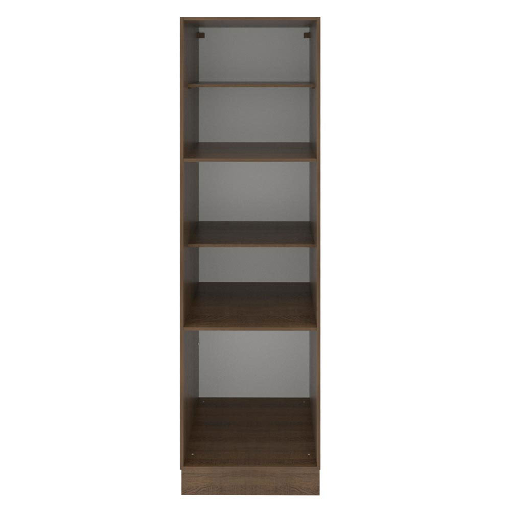 Paneleiro Madesa Lux 60 cm 3 Portas Rustic/Preto