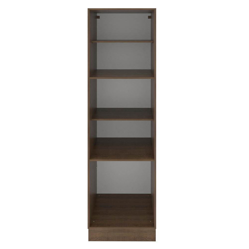 Paneleiro Madesa Lux 60 cm 3 Portas Rustic/Cinza
