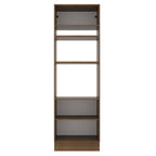 Torre Quente Madesa Agata 70 x 60 cm 3 Portas Rustic/Preto