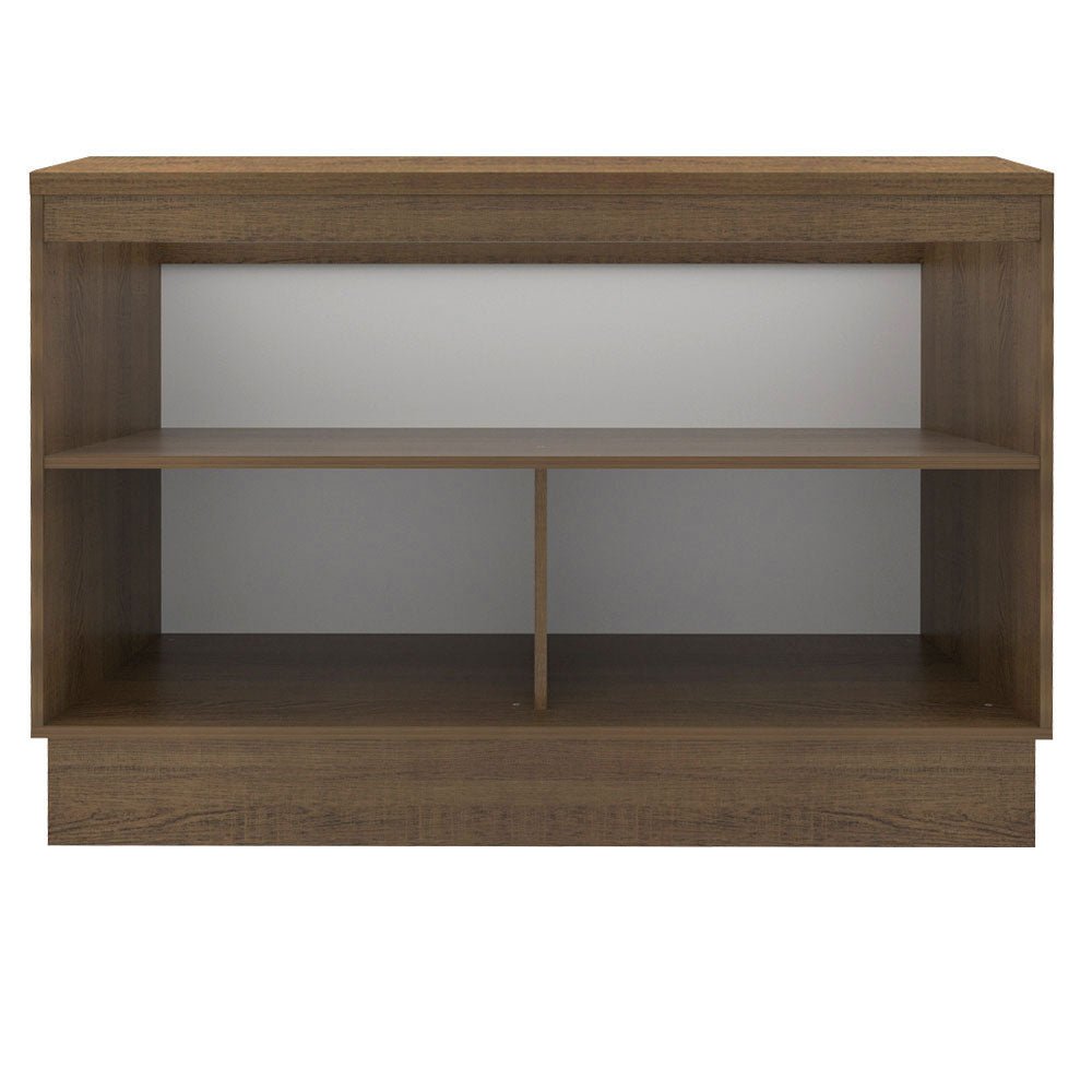 Balcão Madesa Glamy 120 cm 2 Portas (Com Tampo) Rustic