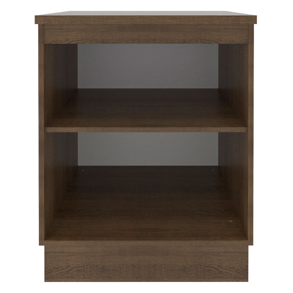 Balcão Madesa Stella 60 cm 1 Porta Rustic/Branco