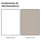 Balcão de Cozinha 70 cm 2 Portas Branco/Crema Vik Madesa