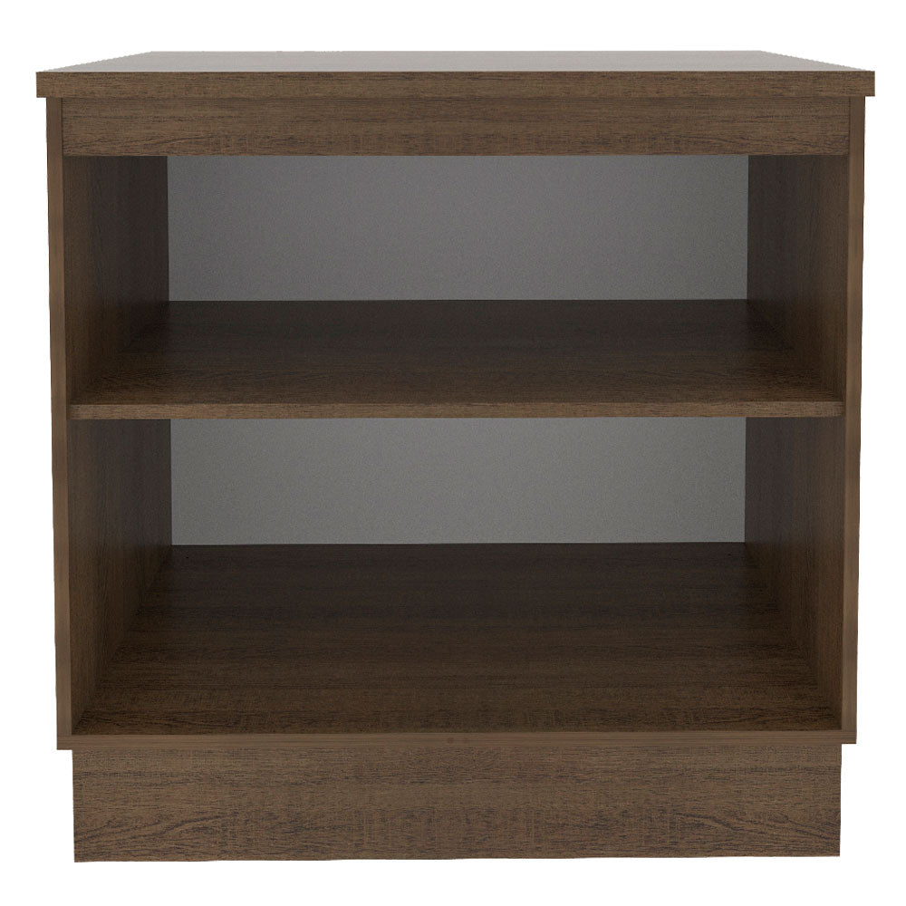 Balcão Madesa Glamy 80 cm 2 Portas Rustic