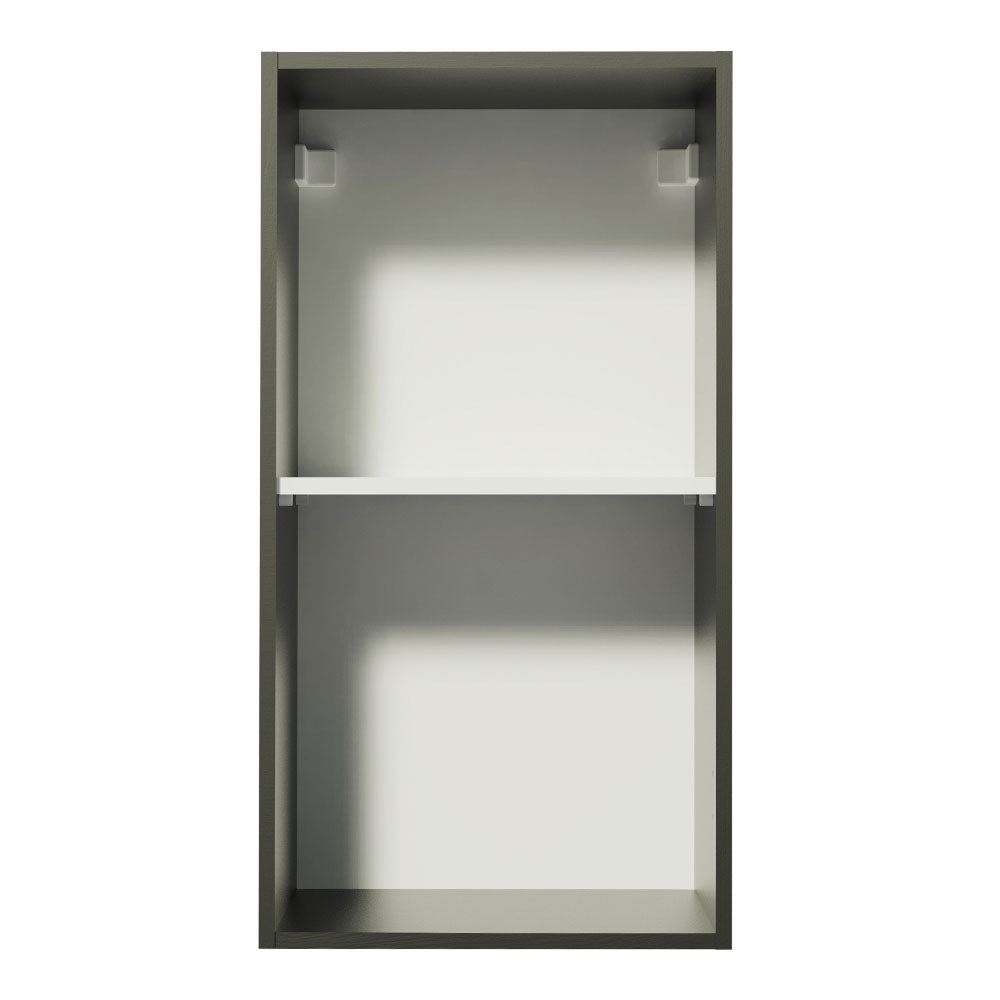 Armário Aéreo Madesa Reims 35 cm 1 Porta Preto