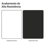 Armário Aéreo 40 cm 1 Porta Branco/Preto Vik Madesa