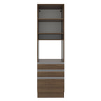 Torre Quente Madesa Glamy 60 cm 1 Porta 3 Gavetas Rustic