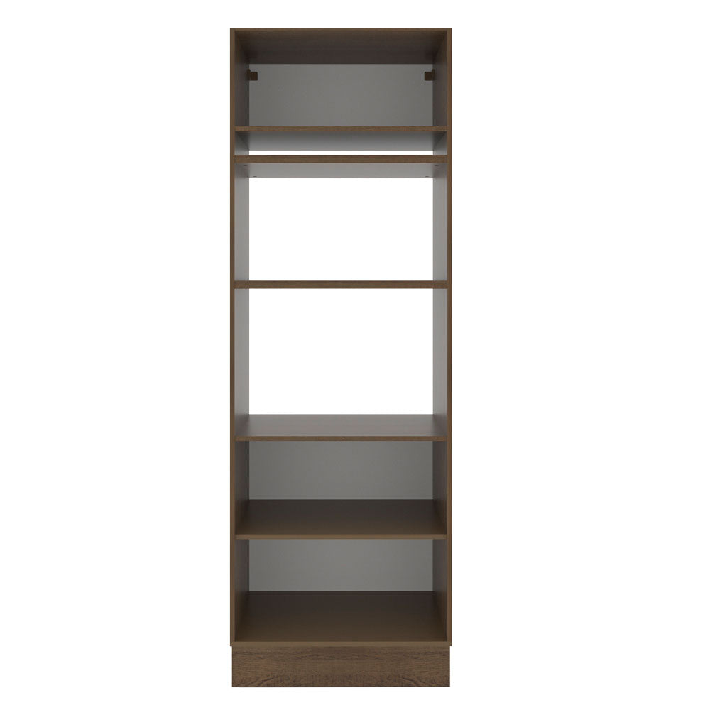 Torre Quente Madesa Stella 70 cm 3 Portas Rustic/Branco