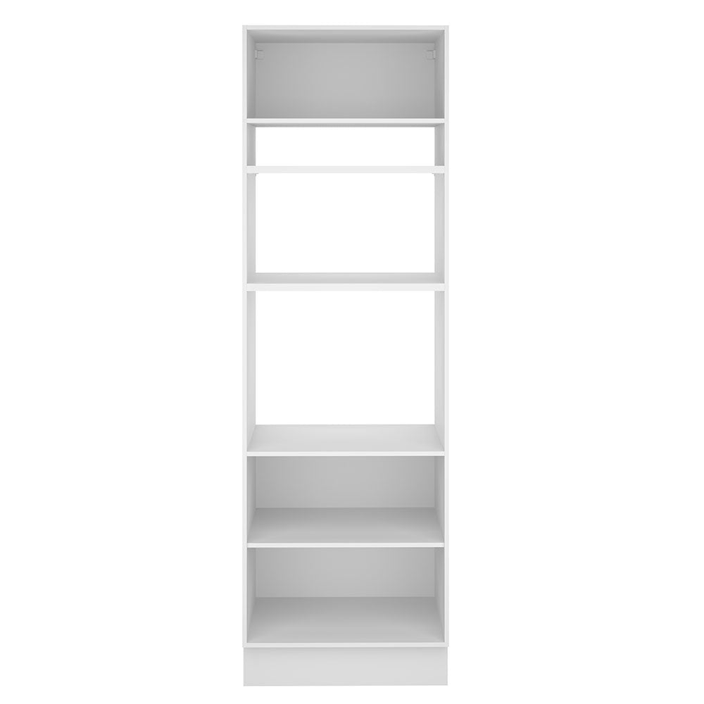 Torre Quente Madesa Stella 70 cm 3 Portas Branco/Rustic