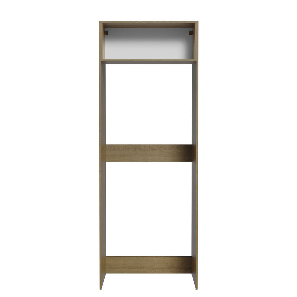 Porta-Geladeira Madesa Glamy 1 Porta Basculante Rustic/Branco