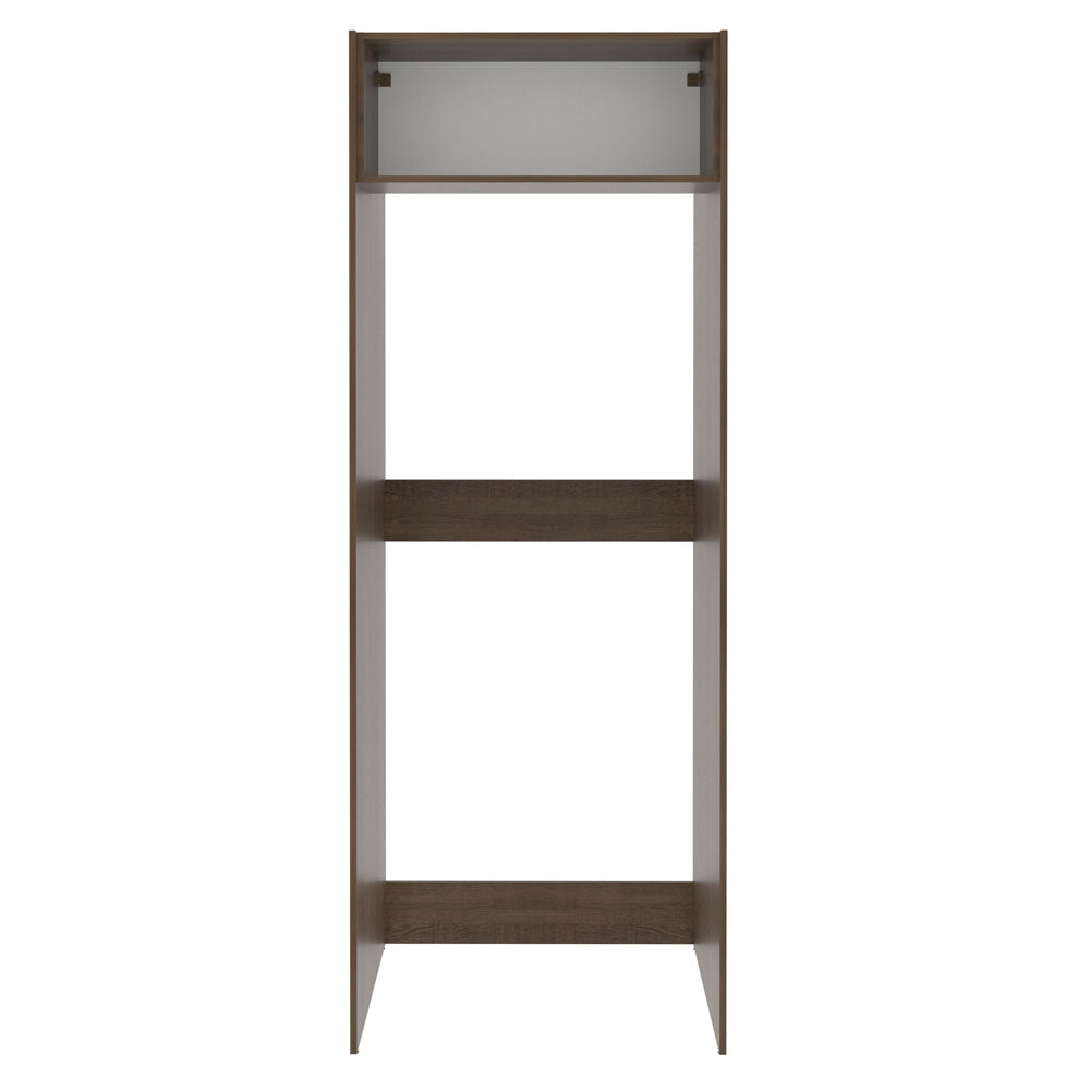 Porta-Geladeira Madesa Lux 1 Porta Basculante Rustic/Preto