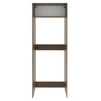 Porta-Geladeira Madesa Lux 1 Porta Basculante Rustic/Preto