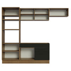 Armário de Cozinha Completa 270cm Rustic Preto Agata Madesa 04