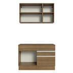 Armário de Cozinha Compacta 120cm Rustic Glamy Madesa 08