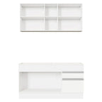 Armário de Cozinha Compacta 150cm Branco Glamy Madesa 02