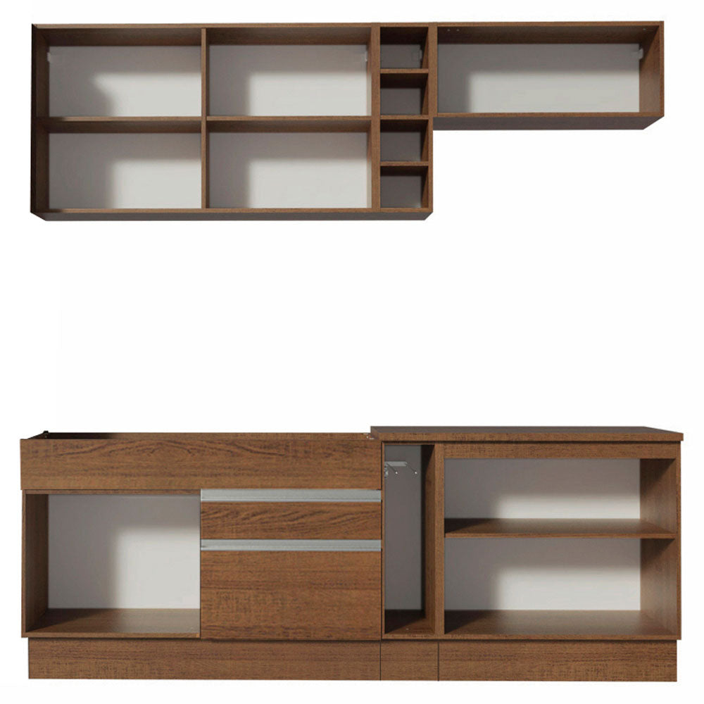 Armário de Cozinha Completa 220cm Rustic Parma Madesa 02