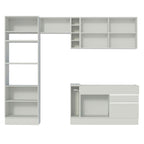 Armário de Cozinha Completa 270cm Branco Jade Madesa 09
