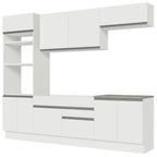 Armário de Cozinha Completa 270cm Branco Glamy Madesa 13