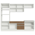 Armário de Cozinha Completa 270cm Branco/Rustic Glamy Madesa 13