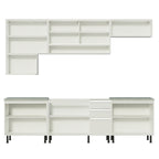 Armário de Cozinha Completa 280cm Branco Genova Madesa 04SR
