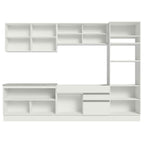 Armário de Cozinha Completa 310cm Branco Glamy Madesa 01
