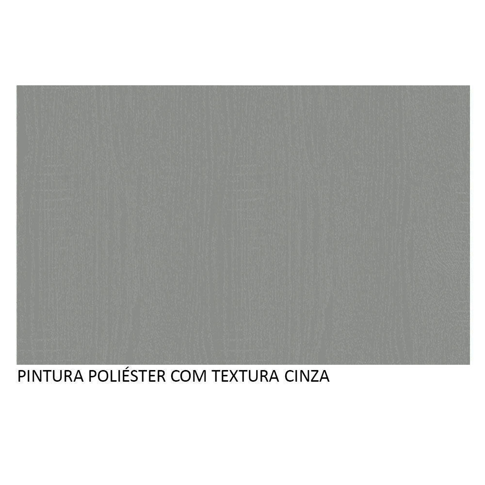 Armário de Cozinha Completa Suspenso 220cm Cinza Nice Madesa 02
