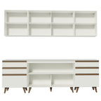 Armário de Cozinha Completa 240cm Branco Reims Madesa 02