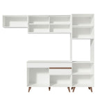 Armário de Cozinha Completa 250cm Branco Reims Madesa 03