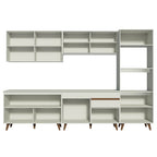 Armário de Cozinha Completa 310cm Branco Reims Madesa 01