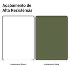 Armário de Cozinha Completa 270 cm Branco/Verde Vik Madesa 07