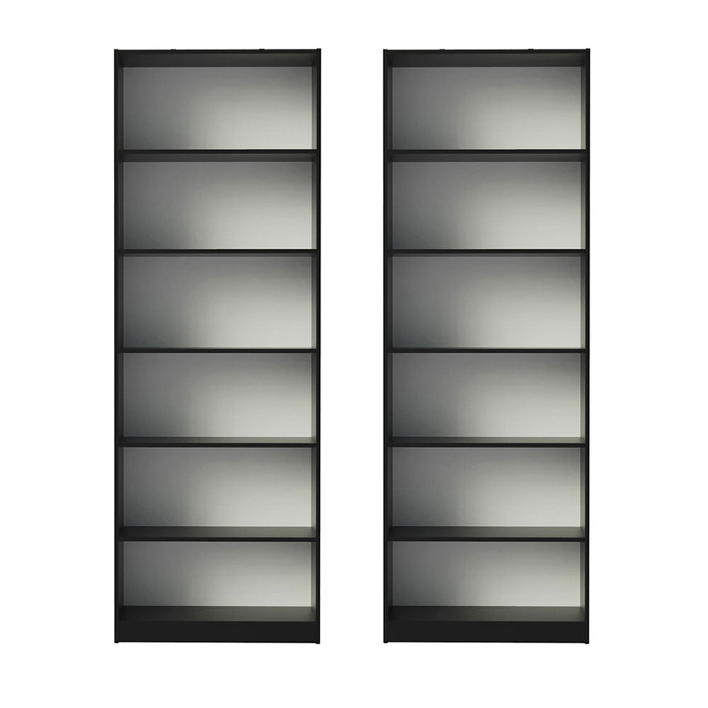 Kit Madesa com 2 Estantes Livreiro 6908 Preto