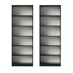 Kit Madesa com 2 Estantes Livreiro 6908 Preto