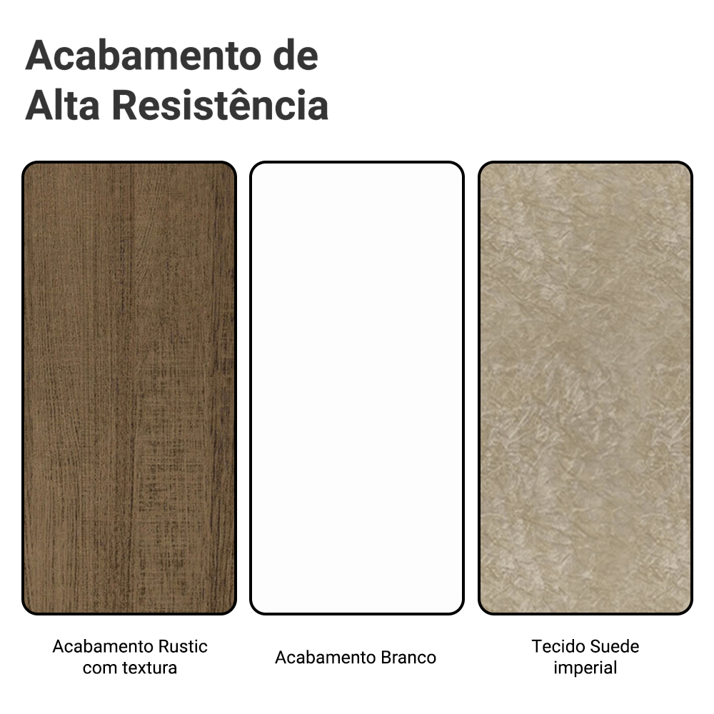 Conjunto Sala de Jantar Tampo de Madeira 6 Cadeiras Rustic/Branco/Imperial Hortelã Madesa