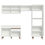 Armário de Cozinha Completa 260cm Branco Reims Madesa XC01