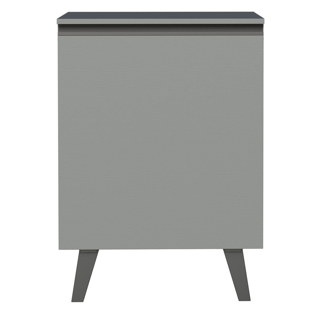 Balcão 60 cm 1 Porta Com Pés Cinza Nice Madesa