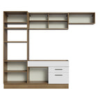 Armário de Cozinha Completa 270cm Rustic Branco Agata Madesa 04