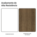 Armário de Cozinha Completa 270 cm Branco/Rustic Glamy Madesa 17