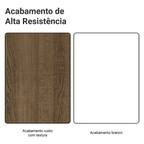 Armário de Cozinha Completa 270 cm Rustic/Branco Glamy Madesa 17