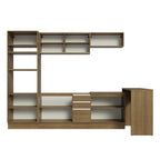 Armário de Cozinha Completa 315cm Rustic Glamy Madesa 01