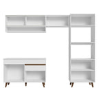 Armário de Cozinha Completa 260cm Branco Reims Madesa 12