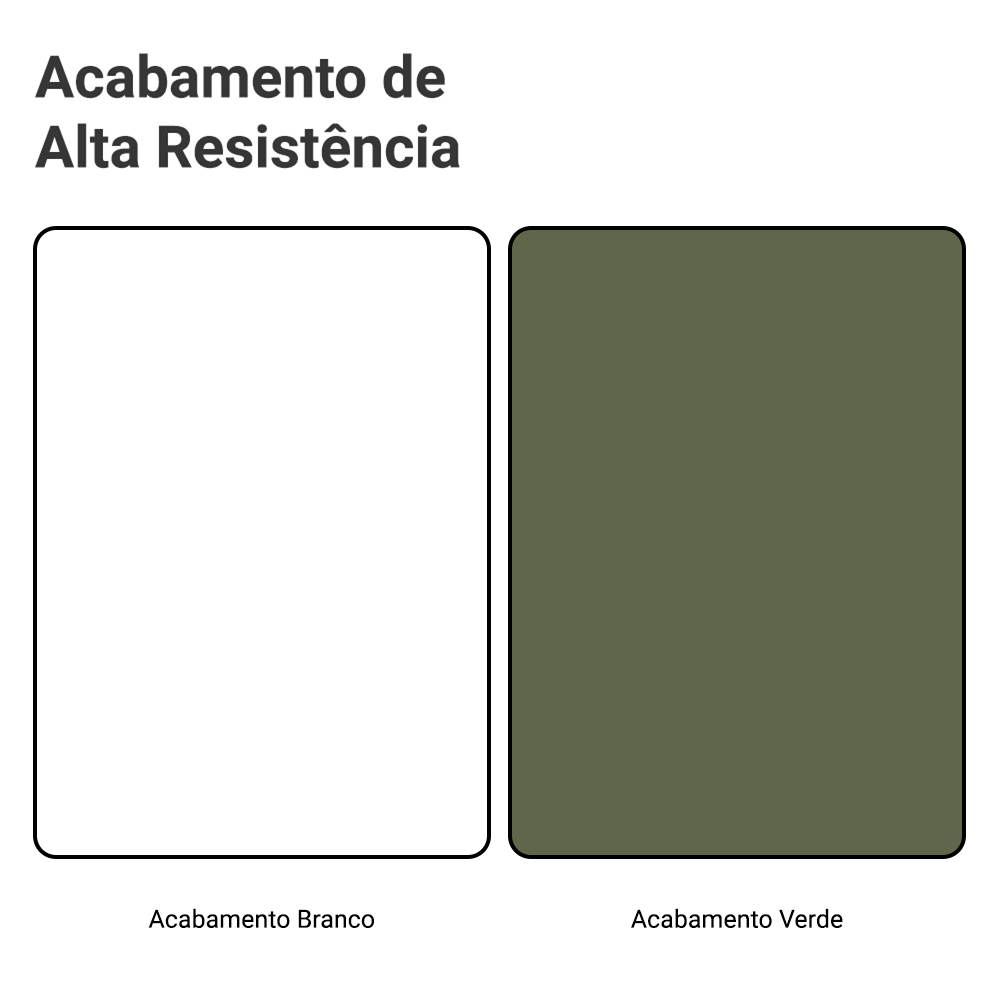 Armário de Cozinha Completa 270 cm Branco/Verde Vik Madesa 01